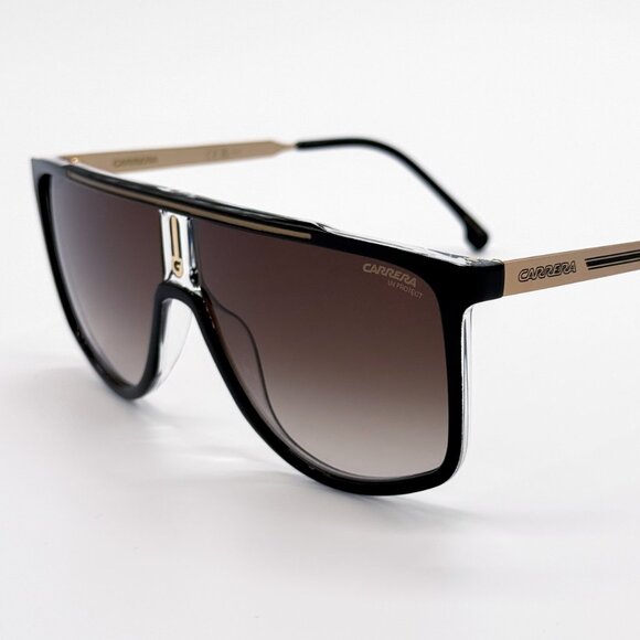 NEW CARRERA 1056/S 2M2 SUNGLASSES MEN GOLD BLACK SQUARE EYEWEAR CARRERA - Picture 5 of 8